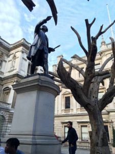 Sir Joshua Reynolds, Royal Academy of Arts, London with Ai Weiwei trees