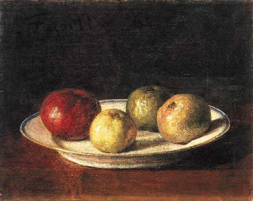 Fantin-Latour - Plate of Apples, Nationl Gallery, xxx